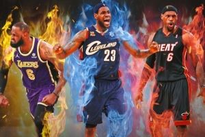 👑詹姆斯在三个不同的十年得分皆破10000+ 前无古人后无来者