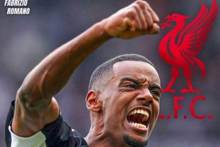 情投意合!25岁伊萨克一心参军,身价1.2亿利物浦愿为他再破纪录