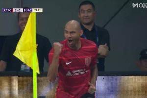 两分钟两球!第71分钟,费利佩单刀破门,蓉城2-0曼谷联