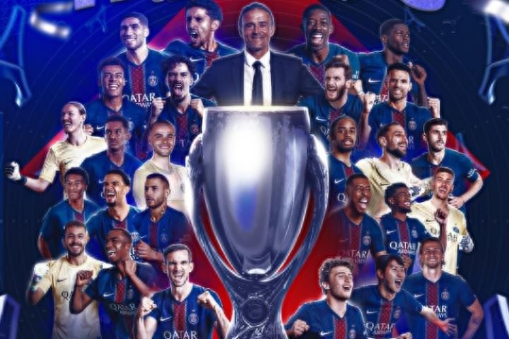载入史册🏆巴黎夺得队史首座欧超杯冠军!成为赛史首个法国冠军