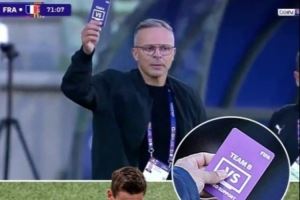  新规试用！U20世界杯，摩洛哥主帅成功运用VAR“挑战卡”