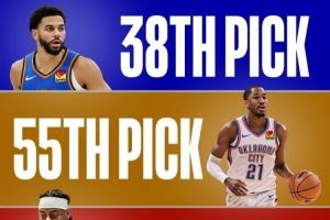  雷霆选人眼光真毒辣！A·米切尔&阿隆·维金斯皆2轮秀 多特落选秀